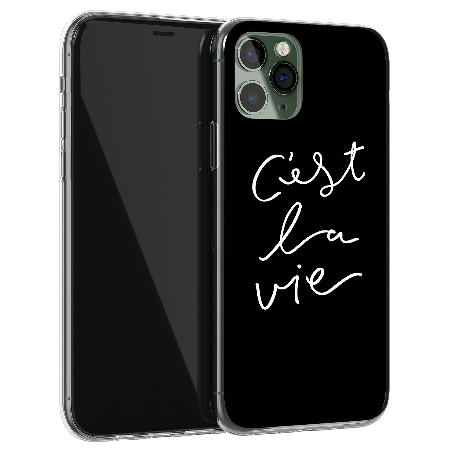 Leuke Telefoonhoesjes iPhone 11 Pro siliconen hoesje - C'est la vie