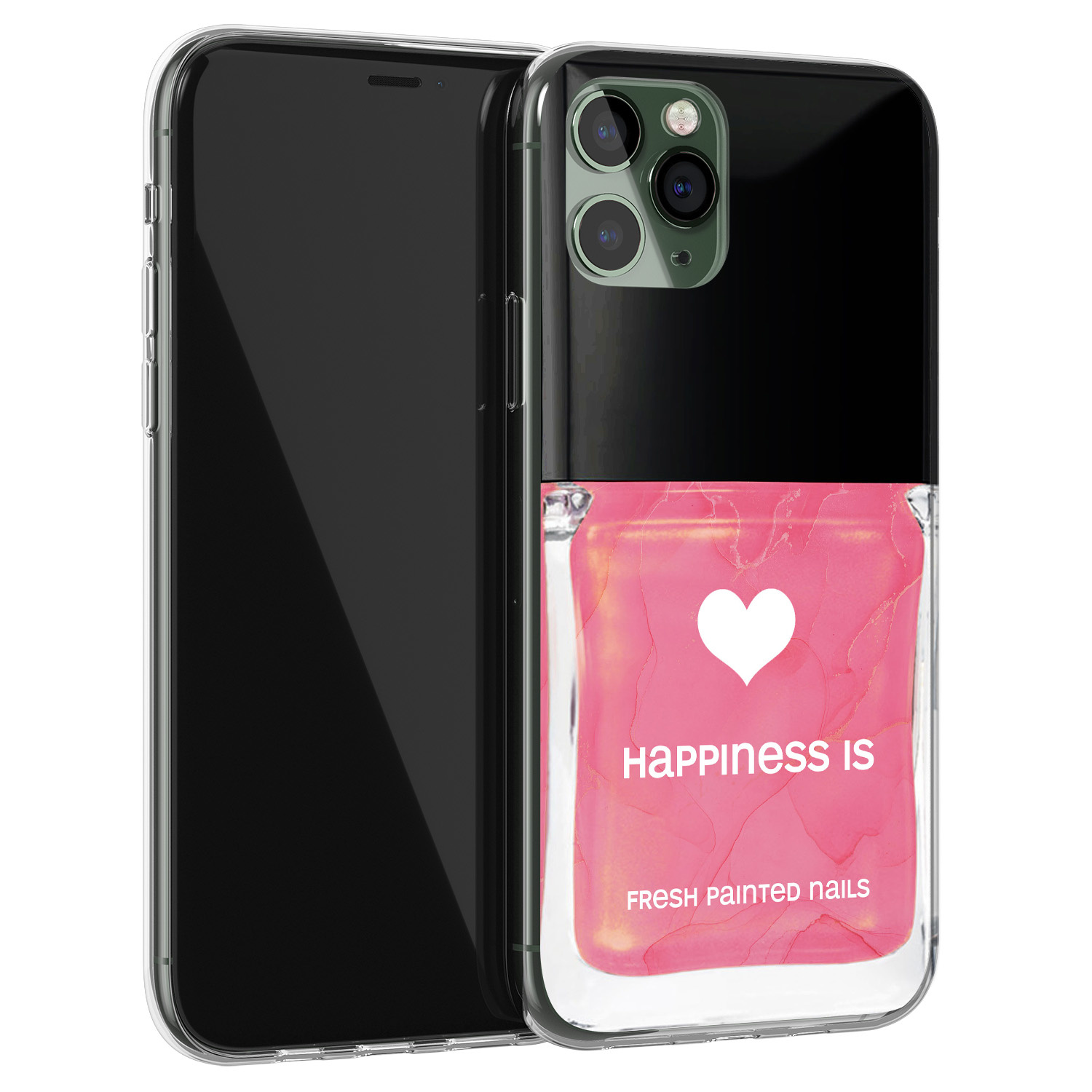 Leuke Telefoonhoesjes iPhone 11 Pro siliconen hoesje - Nagellak