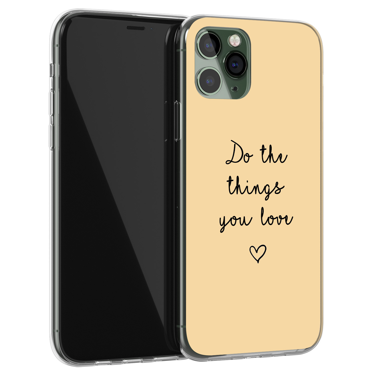 Leuke Telefoonhoesjes iPhone 11 Pro siliconen hoesje - Do the things you love