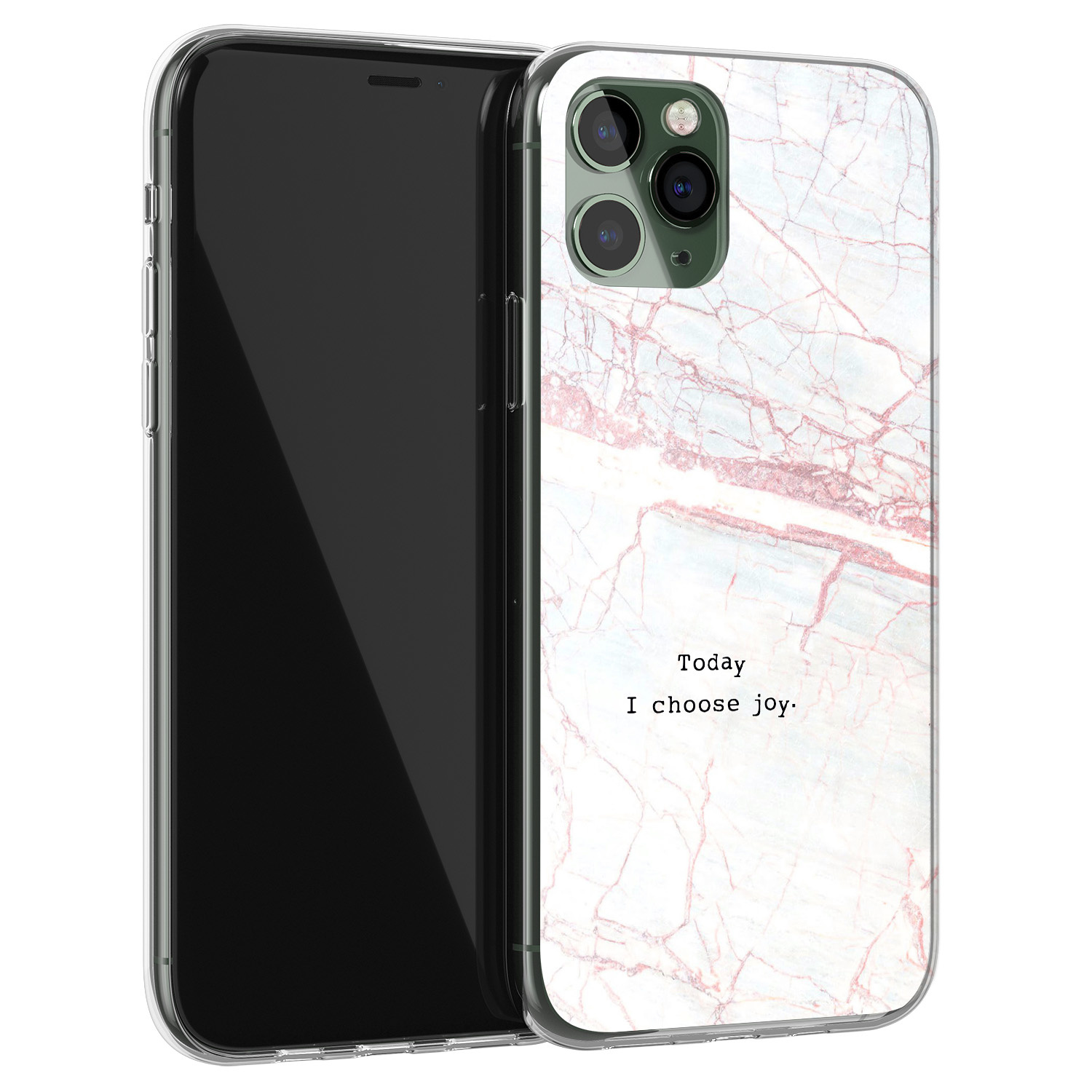 Leuke Telefoonhoesjes iPhone 11 Pro siliconen hoesje - Today I choose joy