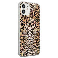 Leuke Telefoonhoesjes iPhone 12 siliconen hoesje - Wild animal