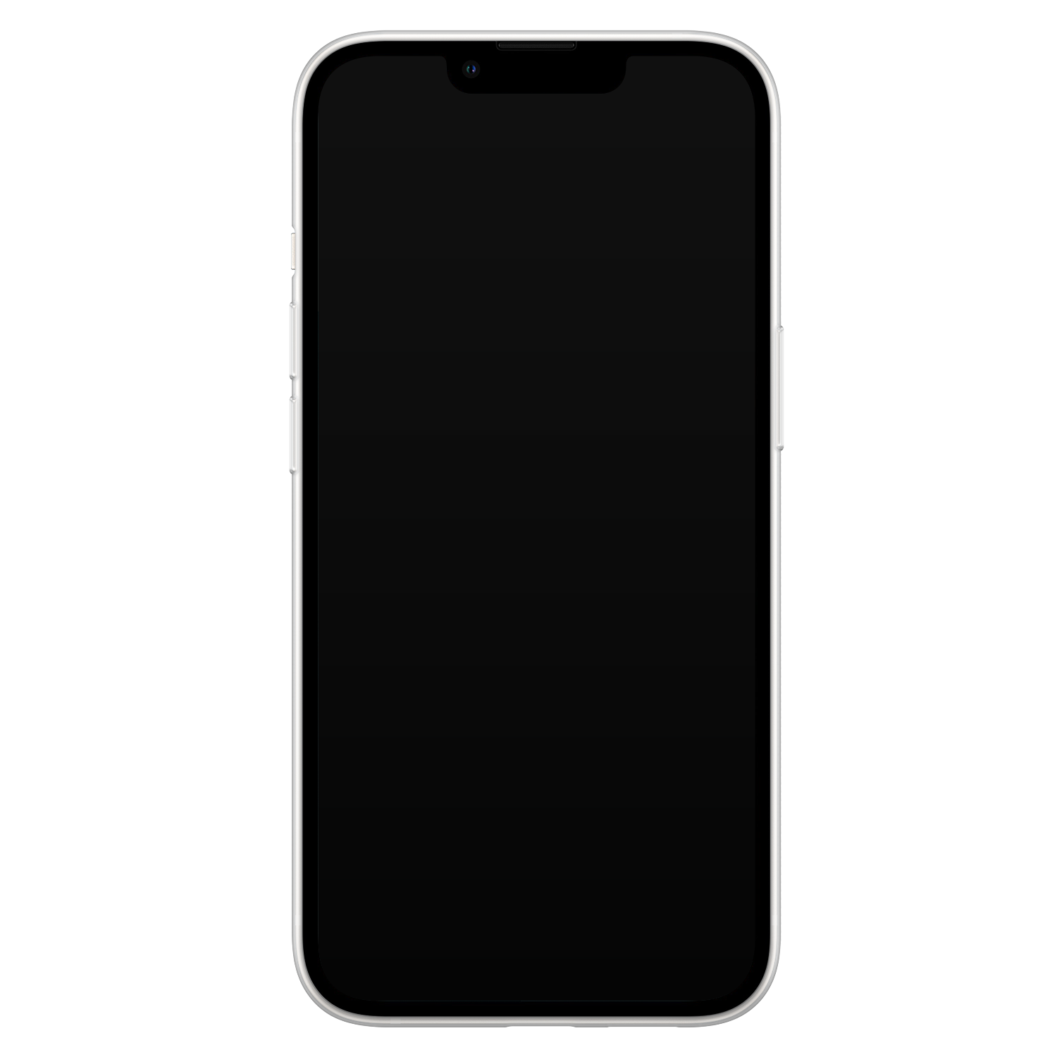 Leuke Telefoonhoesjes iPhone 13 siliconen hoesje - Luipaard grijs
