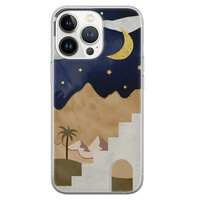 Leuke Telefoonhoesjes iPhone 13 Pro siliconen hoesje - Desert night