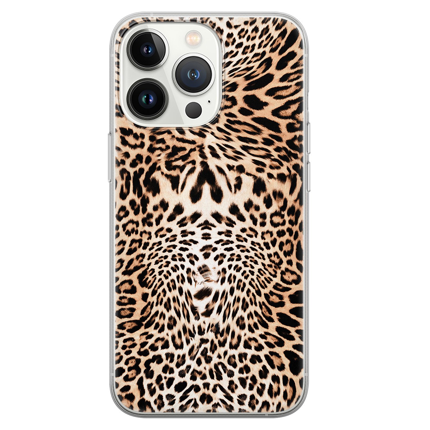 Leuke Telefoonhoesjes iPhone 13 Pro siliconen hoesje - Wild animal