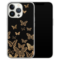 Leuke Telefoonhoesjes iPhone 13 Pro siliconen hoesje - Vlinders