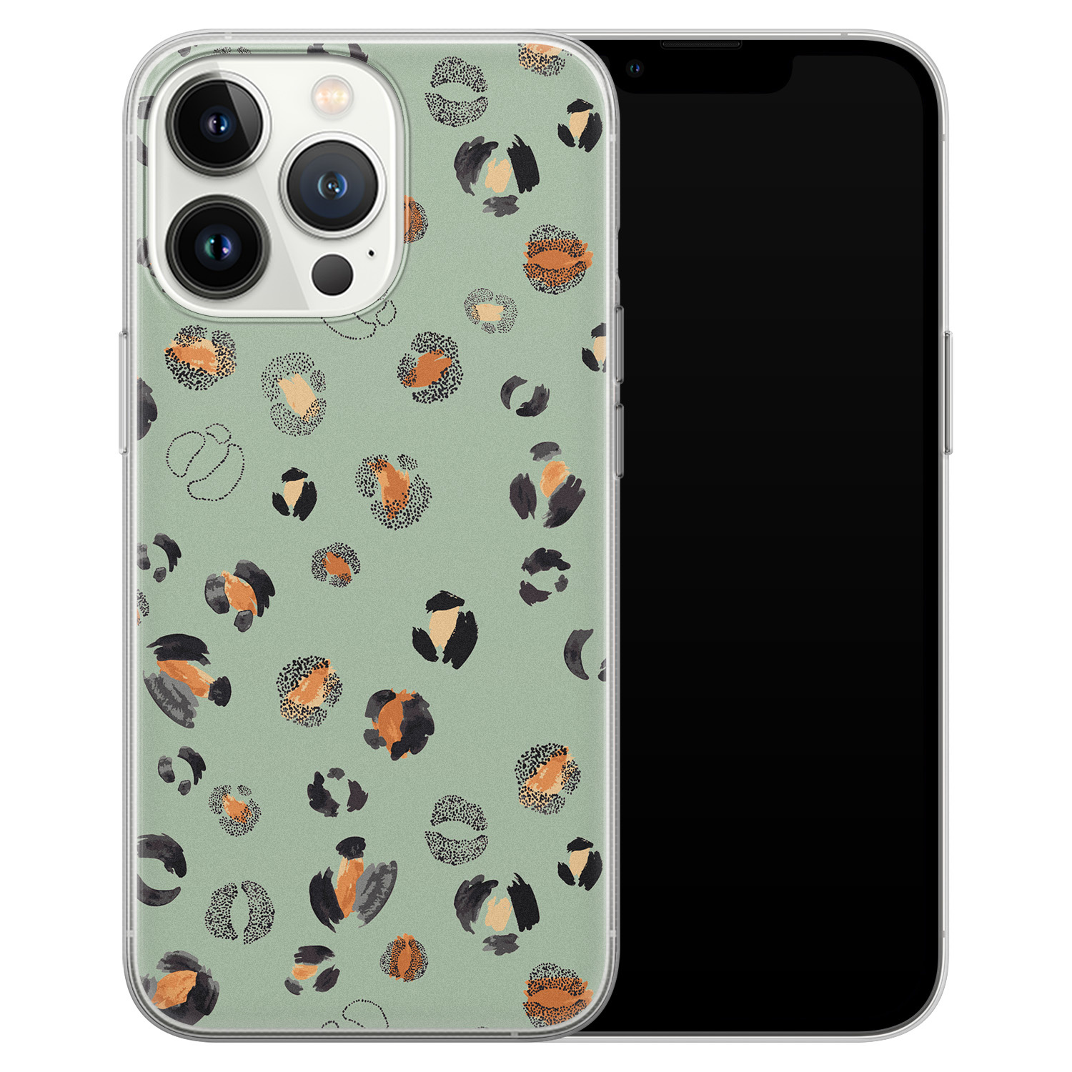 Leuke Telefoonhoesjes iPhone 13 Pro siliconen hoesje - Baby leo