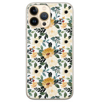 Leuke Telefoonhoesjes iPhone 13 Pro Max siliconen hoesje - Lovely flower
