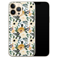 Leuke Telefoonhoesjes iPhone 13 Pro Max siliconen hoesje - Lovely flower