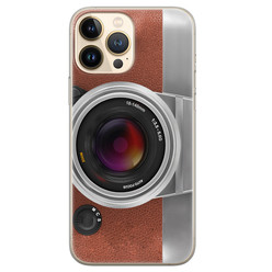 Leuke Telefoonhoesjes iPhone 13 Pro Max siliconen hoesje - Vintage camera