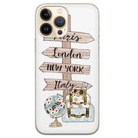 Leuke Telefoonhoesjes iPhone 13 Pro Max siliconen hoesje - Where to go next