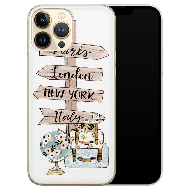 Leuke Telefoonhoesjes iPhone 13 Pro Max siliconen hoesje - Where to go next