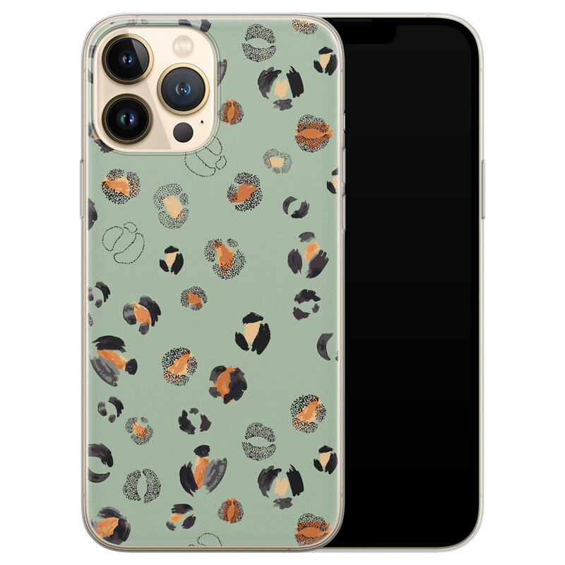 Leuke Telefoonhoesjes iPhone 13 Pro Max siliconen hoesje - Baby leo