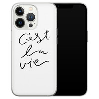 Leuke Telefoonhoesjes iPhone 13 Pro siliconen hoesje - C'est la vie