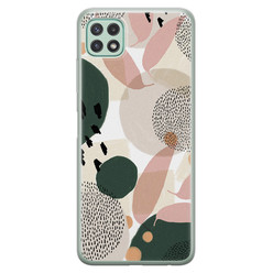 Leuke Telefoonhoesjes Samsung Galaxy A22 5G siliconen hoesje - Abstract print