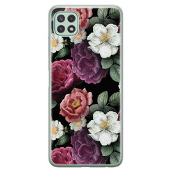 Leuke Telefoonhoesjes Samsung Galaxy A22 5G siliconen hoesje - Bloemenliefde