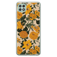 Leuke Telefoonhoesjes Samsung Galaxy A22 5G siliconen hoesje - Retro flowers