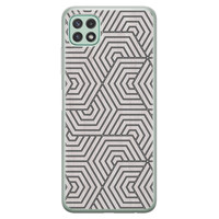 Leuke Telefoonhoesjes Samsung Galaxy A22 5G siliconen hoesje - Geometrisch