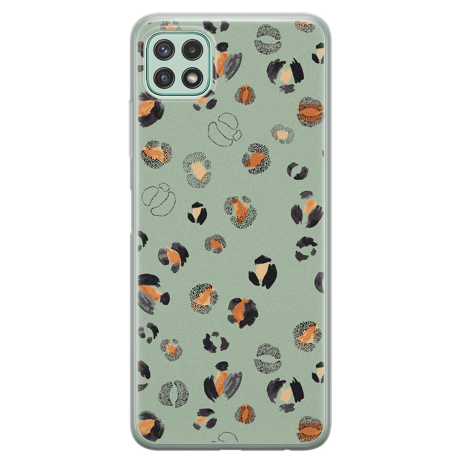 Leuke Telefoonhoesjes Samsung Galaxy A22 5G siliconen hoesje - Baby leo