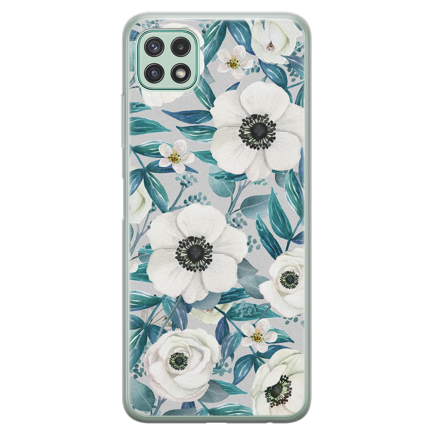 Leuke Telefoonhoesjes Samsung Galaxy A22 5G siliconen hoesje - Vlinders