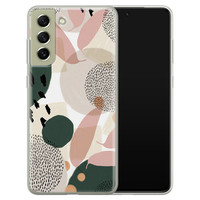 Leuke Telefoonhoesjes Samsung Galaxy S21 FE siliconen hoesje - Abstract print