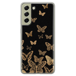 Leuke Telefoonhoesjes Samsung Galaxy S21 FE siliconen hoesje - Vlinders