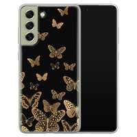 Leuke Telefoonhoesjes Samsung Galaxy S21 FE siliconen hoesje - Vlinders