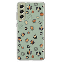 Leuke Telefoonhoesjes Samsung Galaxy S21 FE siliconen hoesje - Baby leo