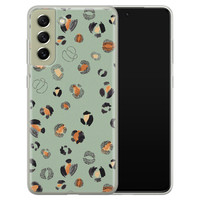 Leuke Telefoonhoesjes Samsung Galaxy S21 FE siliconen hoesje - Baby leo