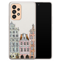 Leuke Telefoonhoesjes Samsung Galaxy A53 siliconen hoesje - Grachtenpandjes