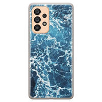 Leuke Telefoonhoesjes Samsung Galaxy A53 siliconen hoesje - Ocean blue