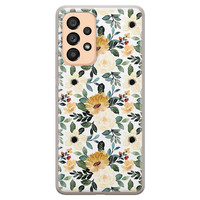 Leuke Telefoonhoesjes Samsung Galaxy A53 siliconen hoesje - Lovely flower