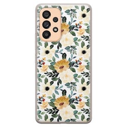 Samsung Galaxy A53 siliconen hoesje - Lovely flower