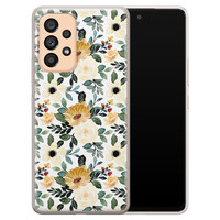 Leuke Telefoonhoesjes Samsung Galaxy A53 siliconen hoesje - Lovely flower