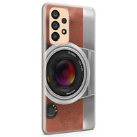 Leuke Telefoonhoesjes Samsung Galaxy A53 siliconen hoesje - Vintage camera