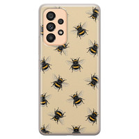 Leuke Telefoonhoesjes Samsung Galaxy A53 siliconen hoesje - Bee happy