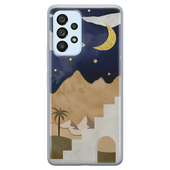 Leuke Telefoonhoesjes Samsung Galaxy A33 siliconen hoesje - Desert night