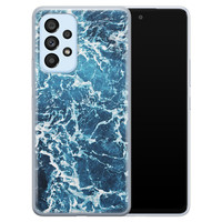 Leuke Telefoonhoesjes Samsung Galaxy A33 siliconen hoesje - Ocean blue