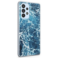 Leuke Telefoonhoesjes Samsung Galaxy A33 siliconen hoesje - Ocean blue