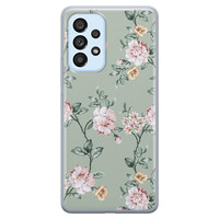 Leuke Telefoonhoesjes Samsung Galaxy A33 siliconen hoesje - Bloemetjes