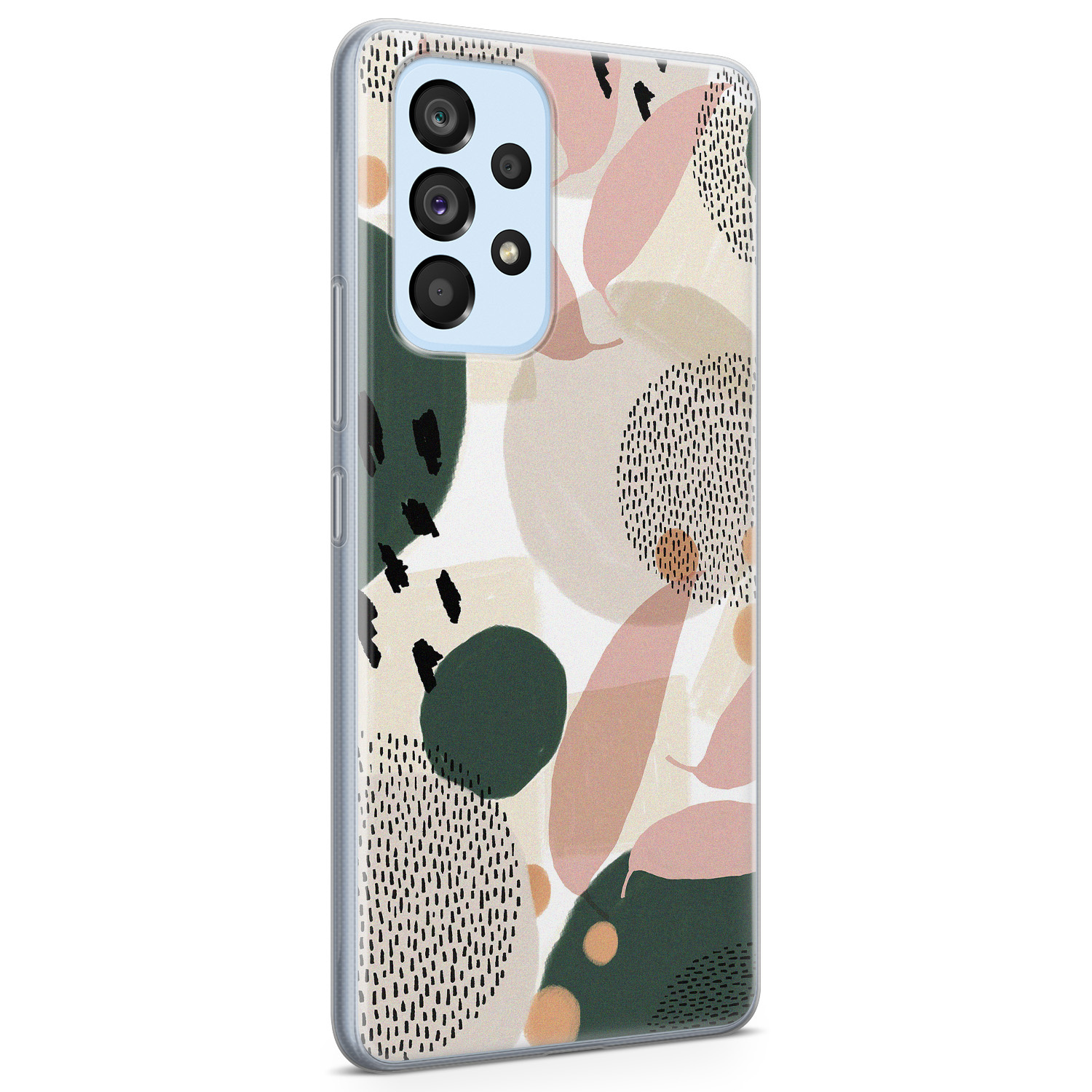 Leuke Telefoonhoesjes Samsung Galaxy A33 siliconen hoesje - Abstract print