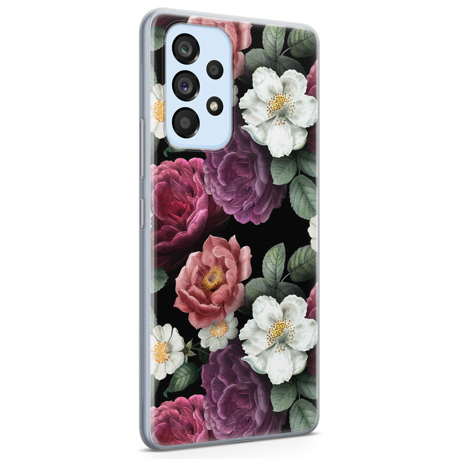 Leuke Telefoonhoesjes Samsung Galaxy A33 siliconen hoesje - Bloemenliefde