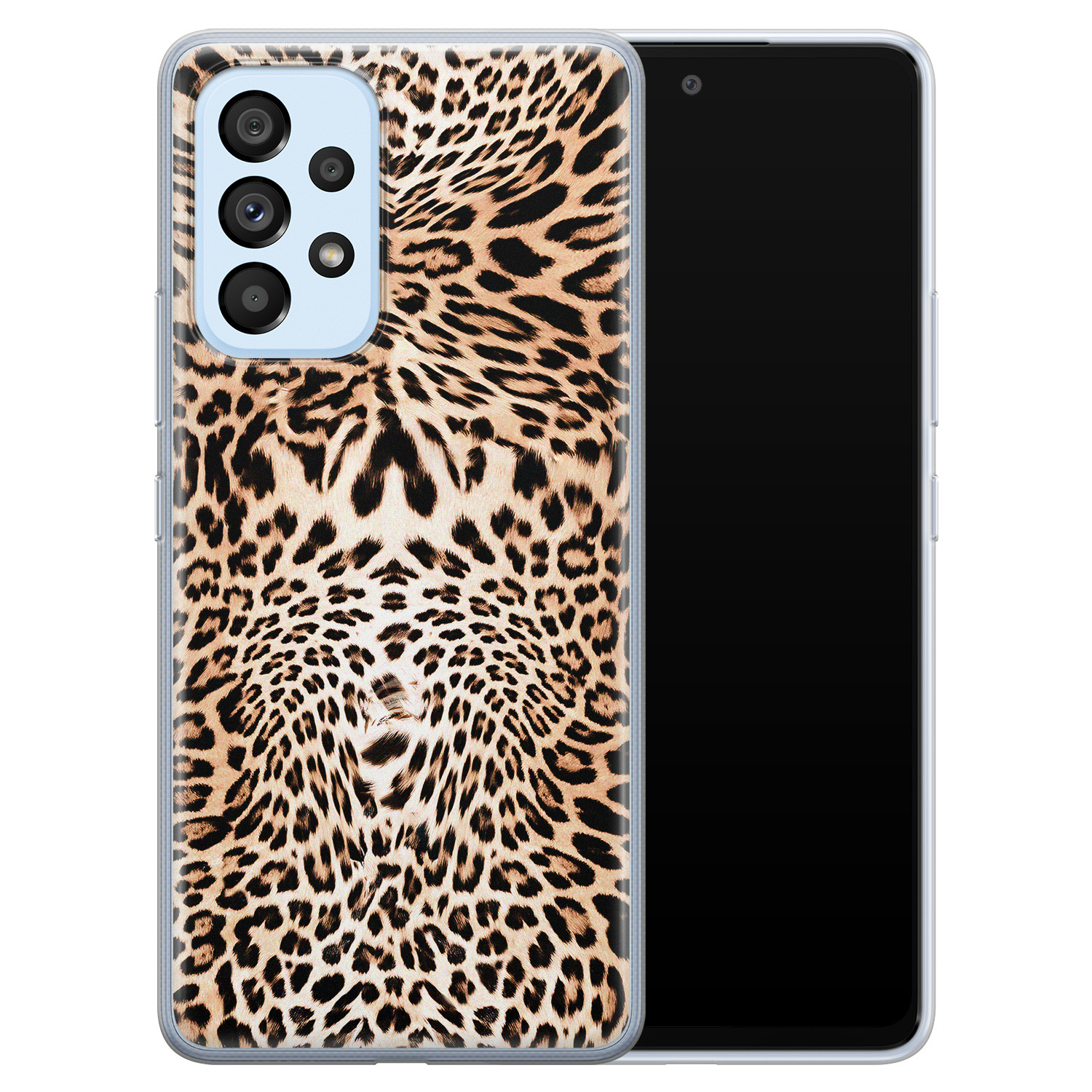 Leuke Telefoonhoesjes Samsung Galaxy A33 siliconen hoesje - Wild animal