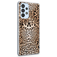 Leuke Telefoonhoesjes Samsung Galaxy A33 siliconen hoesje - Wild animal