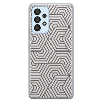 Leuke Telefoonhoesjes Samsung Galaxy A33 siliconen hoesje - Geometrisch