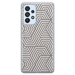 Leuke Telefoonhoesjes Samsung Galaxy A33 siliconen hoesje - Geometrisch