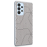 Leuke Telefoonhoesjes Samsung Galaxy A33 siliconen hoesje - Geometrisch