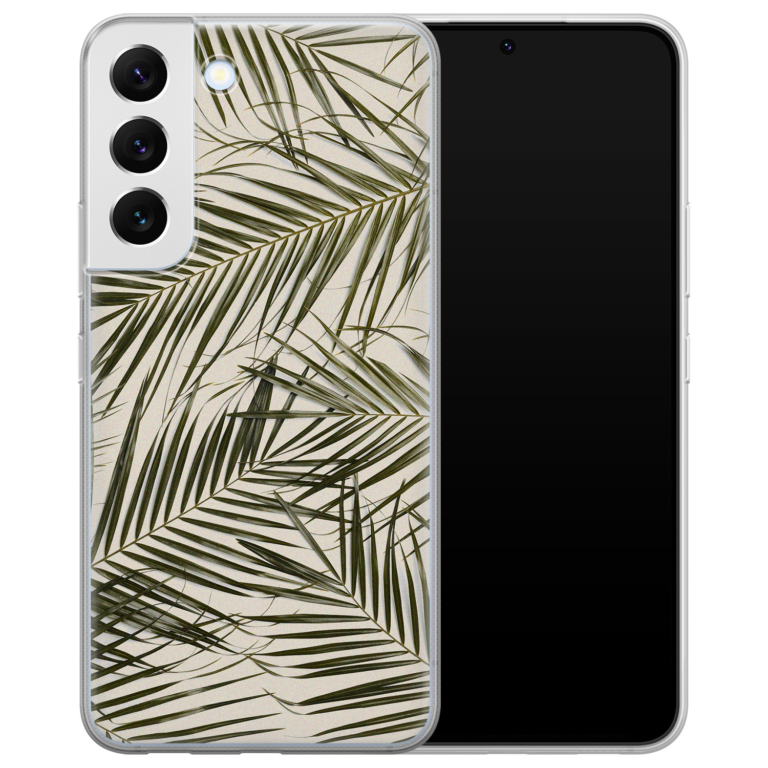 Leuke Telefoonhoesjes Samsung Galaxy S22 siliconen hoesje - Leave me alone