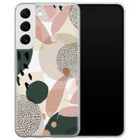 Leuke Telefoonhoesjes Samsung Galaxy S22 siliconen hoesje - Abstract print