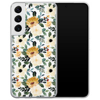 Leuke Telefoonhoesjes Samsung Galaxy S22 siliconen hoesje - Lovely flower