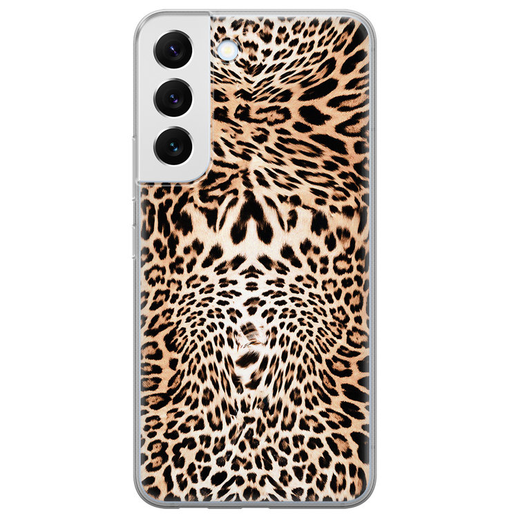 Leuke Telefoonhoesjes Samsung Galaxy S22 siliconen hoesje - Wild animal